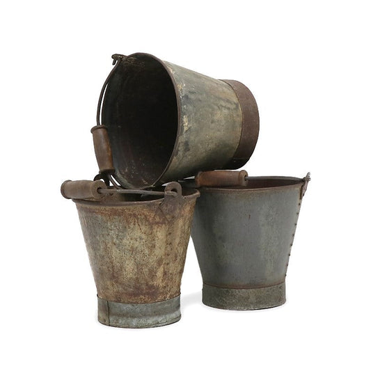 Original Buckets w Wooden Handel
