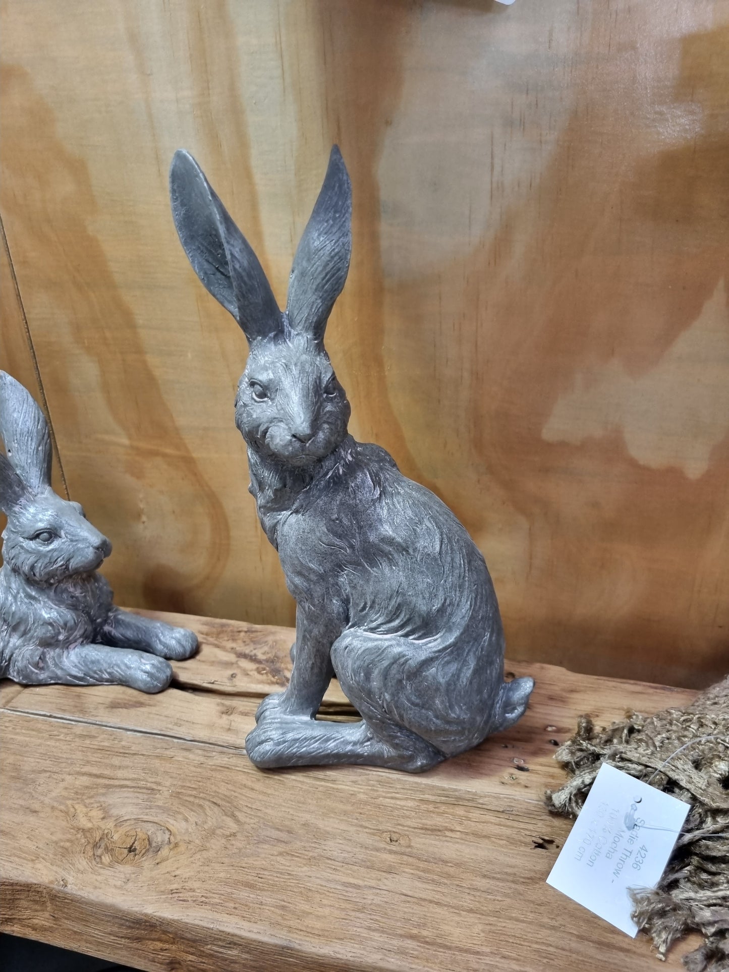 Junior Sitting Country Hare - Grey