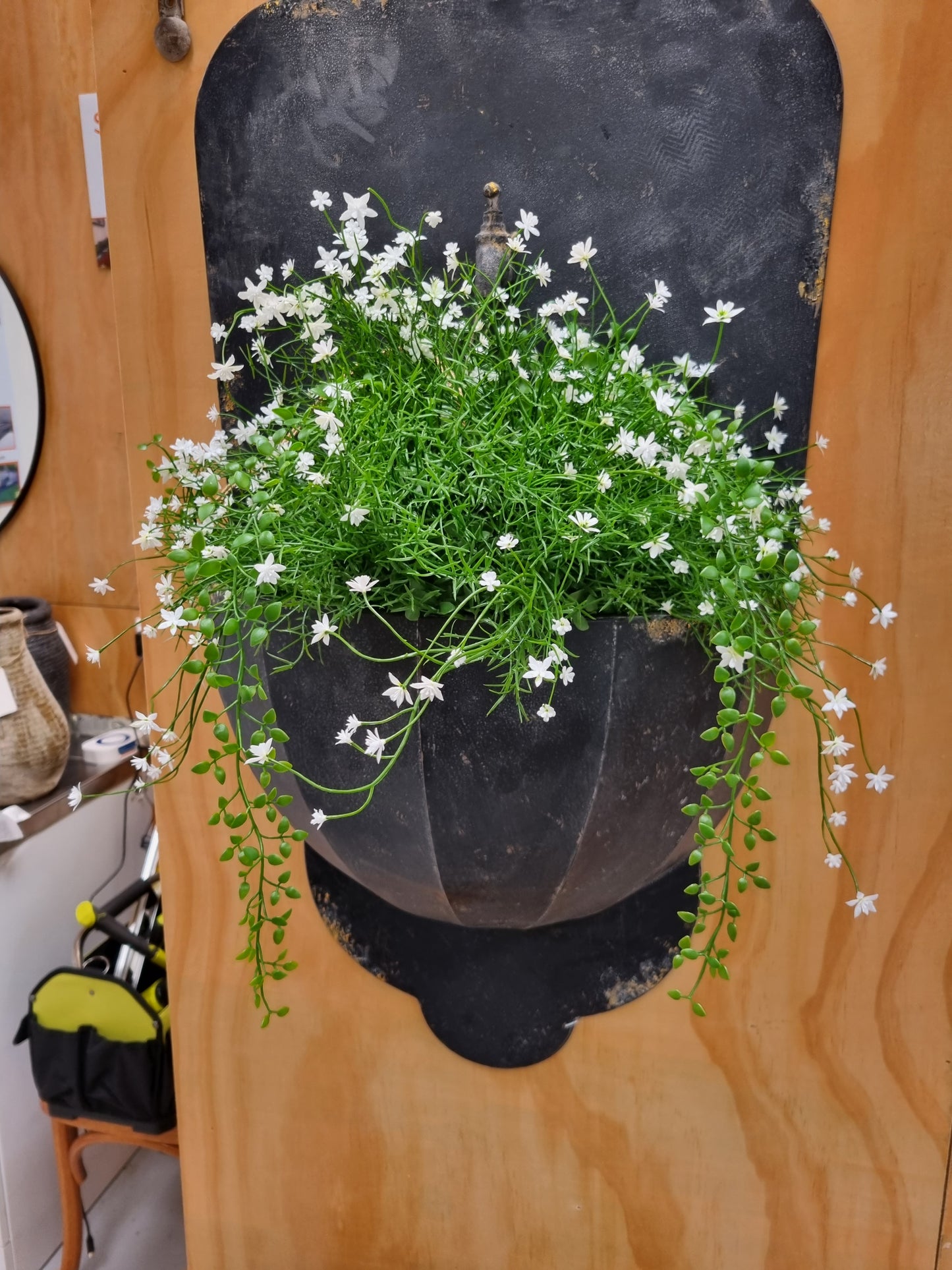 Faux Babies Breath Foliage Ball