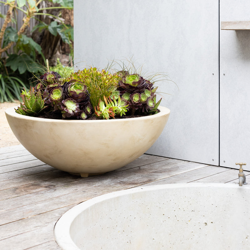 Adva Planter Bowl - Sandstone