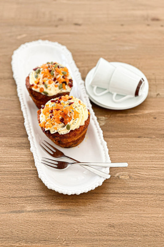 Melamine Pearl Platter 45cm