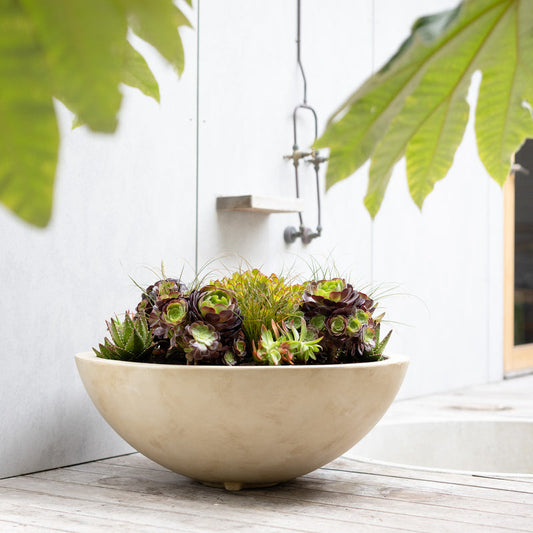 Adva Planter Bowl - Sandstone
