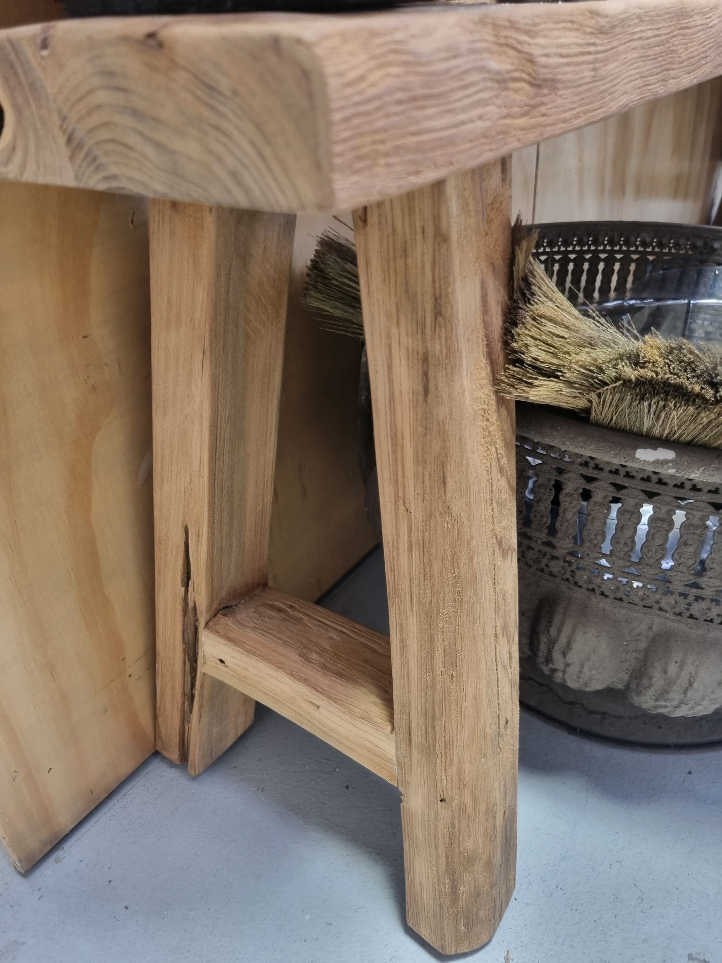 Rustic Joel Natural Bench Seat