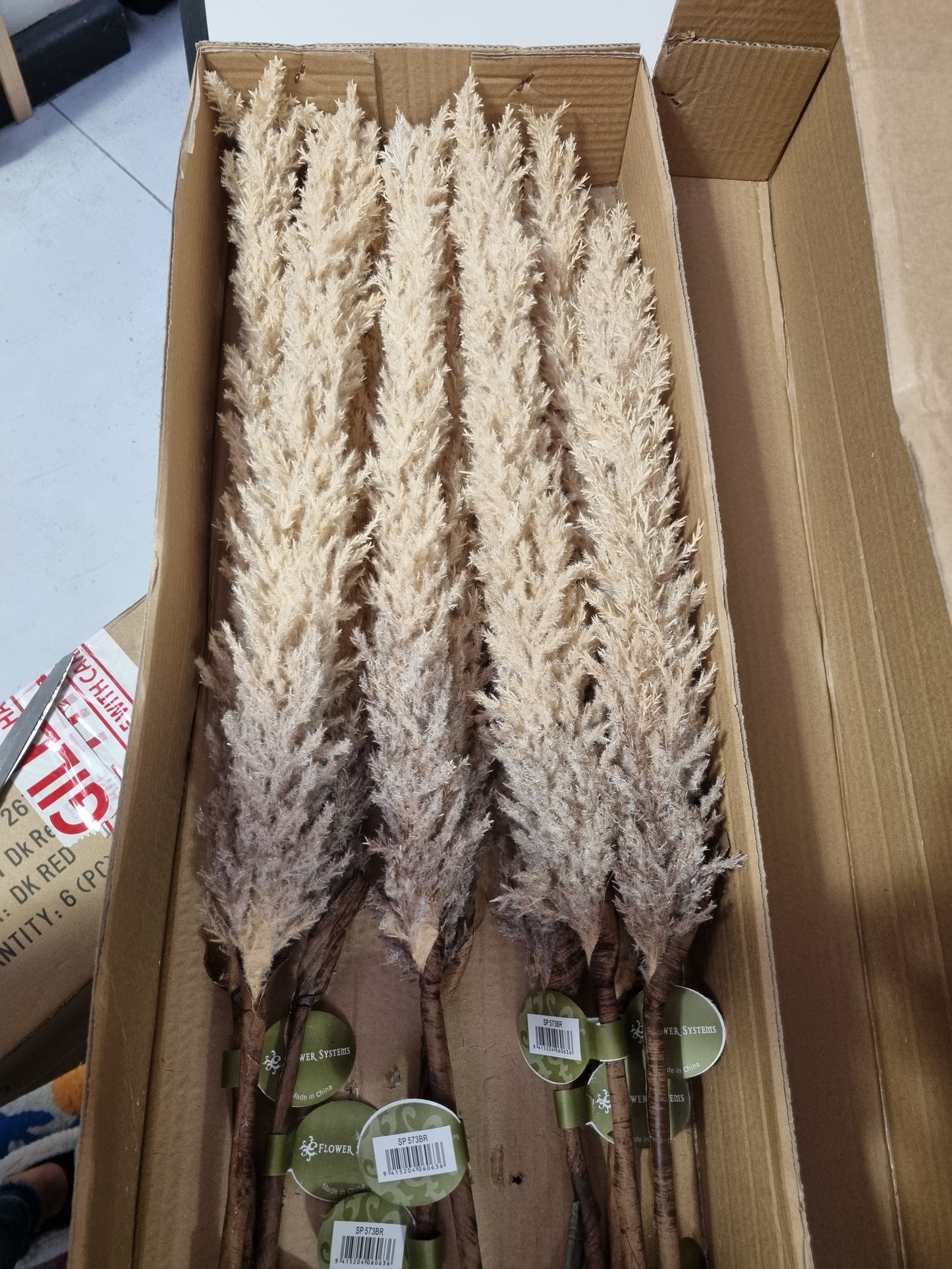 Faux Dried-Look Astilbe Spray 99cm