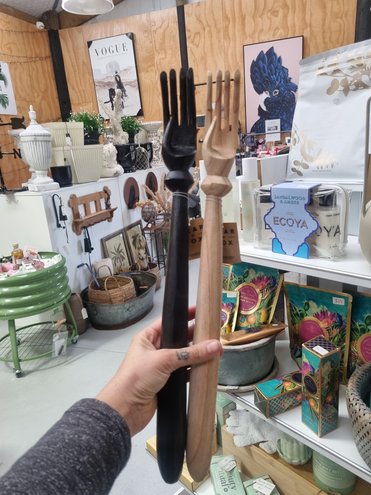 Hand Back Scratcher- Acacia Natural