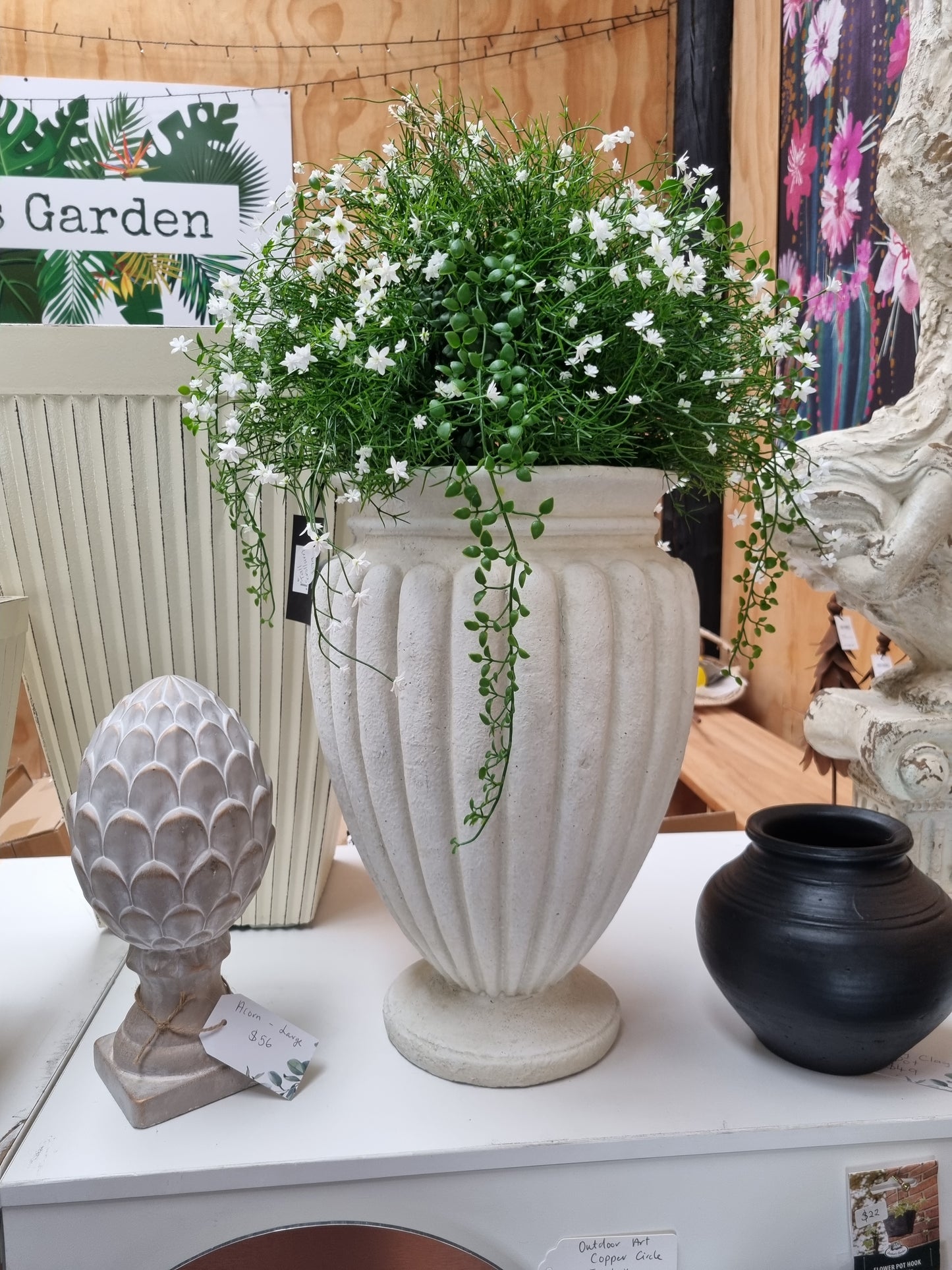 Faux Babies Breath Foliage Ball