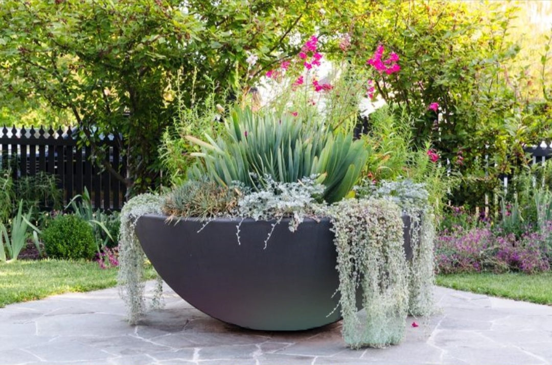 Adva Planter Bowl - Charcoal