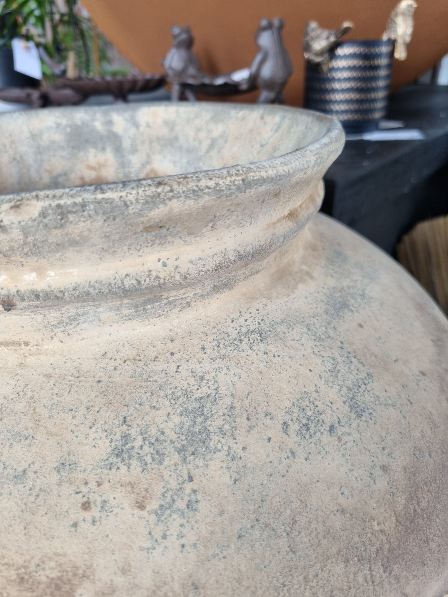 Lombok Beaded Urn - Antique