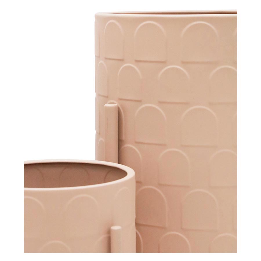 Dusty Pink Planters on Stands