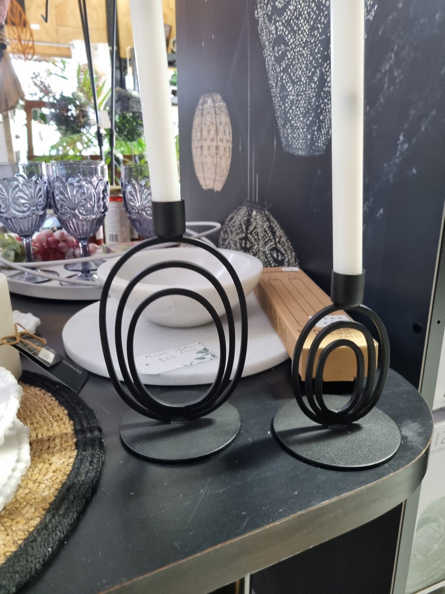 Aria Taper Candle Holders