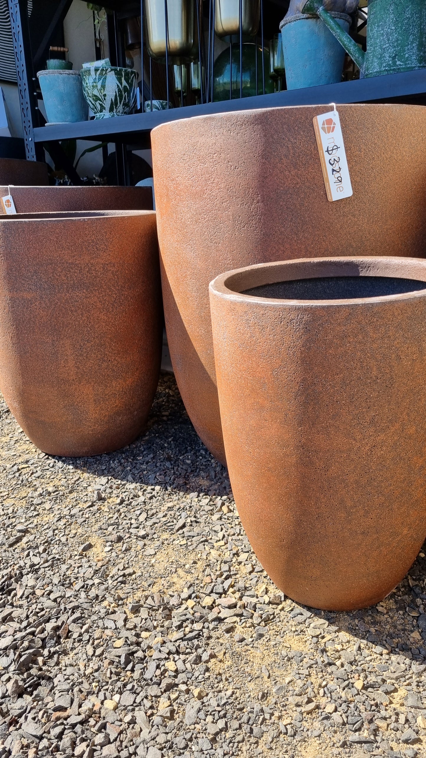 Chambers U Pots - Rust