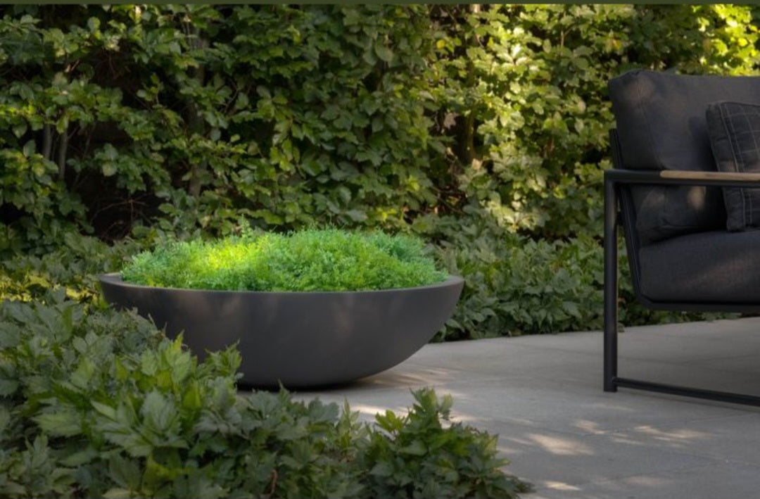 Adva Planter Bowl - Charcoal