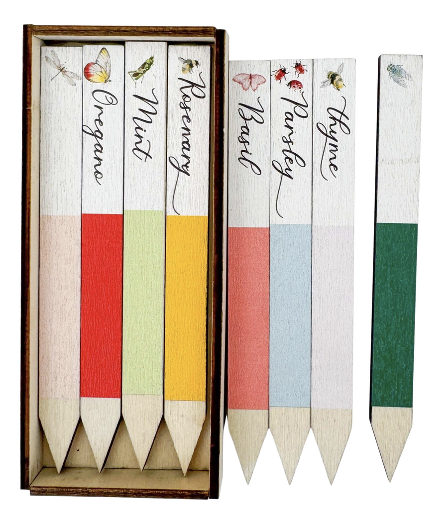 Wooden Herb Tags
