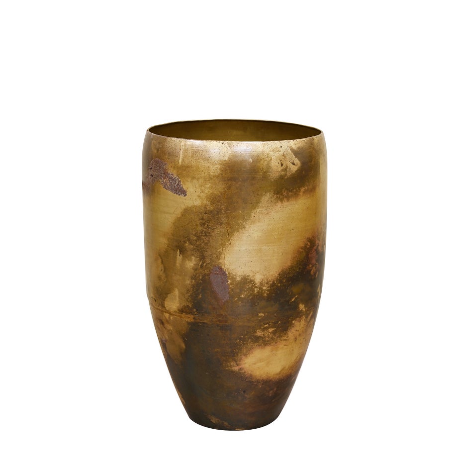 KELDA METAL POTS Toria Tall - Antique Gold