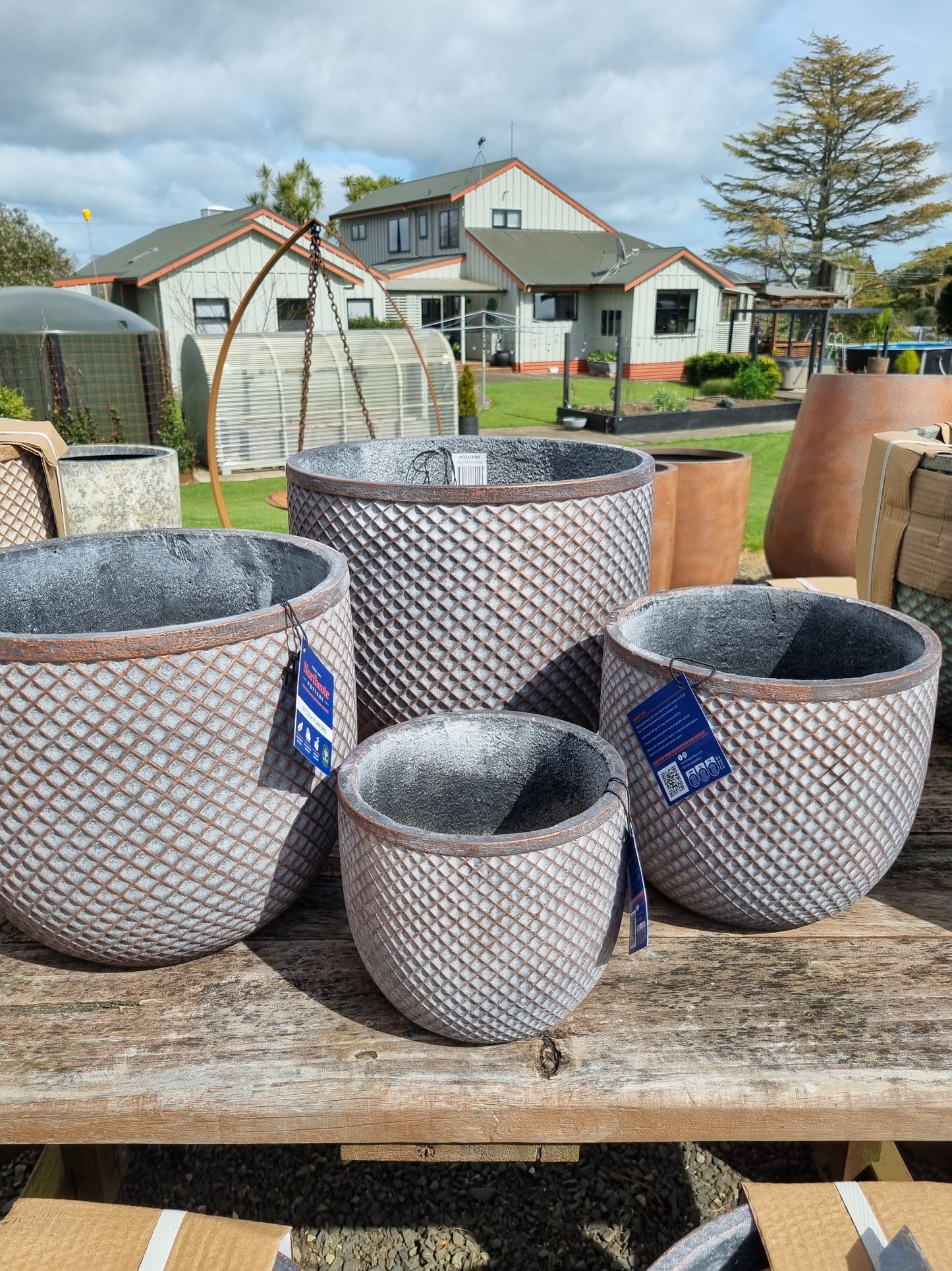 DEAL: Axia set of 4 Pots - Grey
