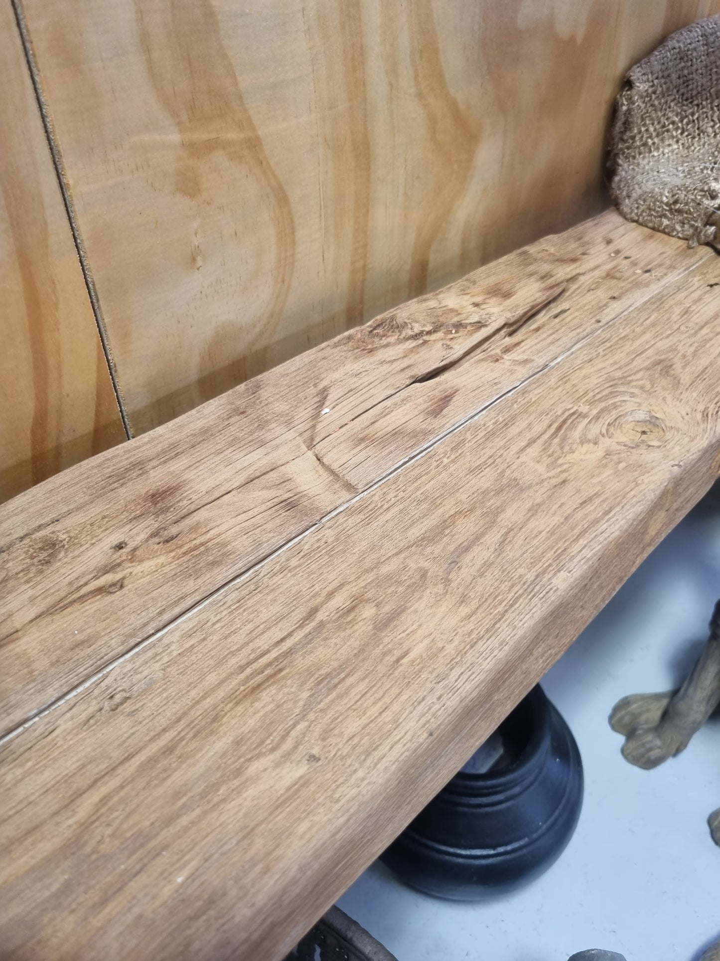 Rustic Joel Natural Bench Seat
