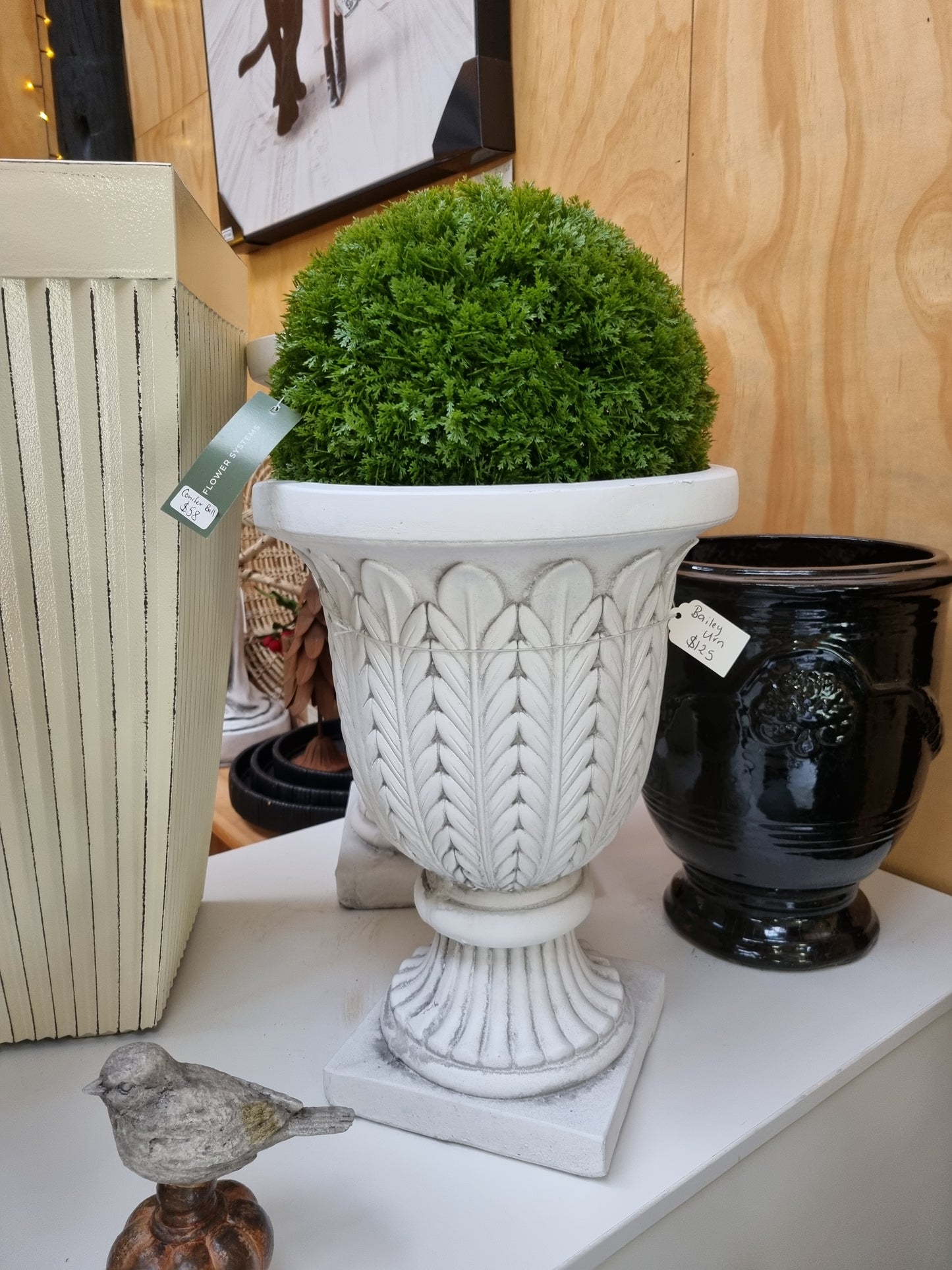 Faux Conifer Ball 28cm