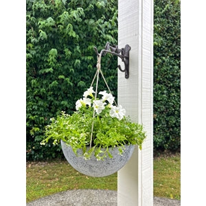 Nova Hanging Planter Bowl - Grey