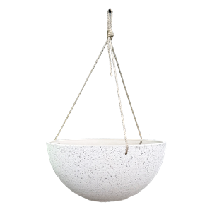 Nova Hanging Planter Bowl - White