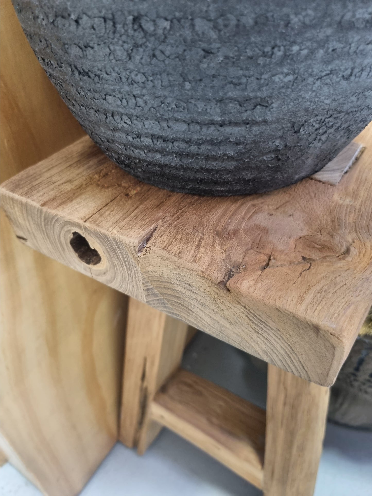 Rustic Joel Natural Bench Seat
