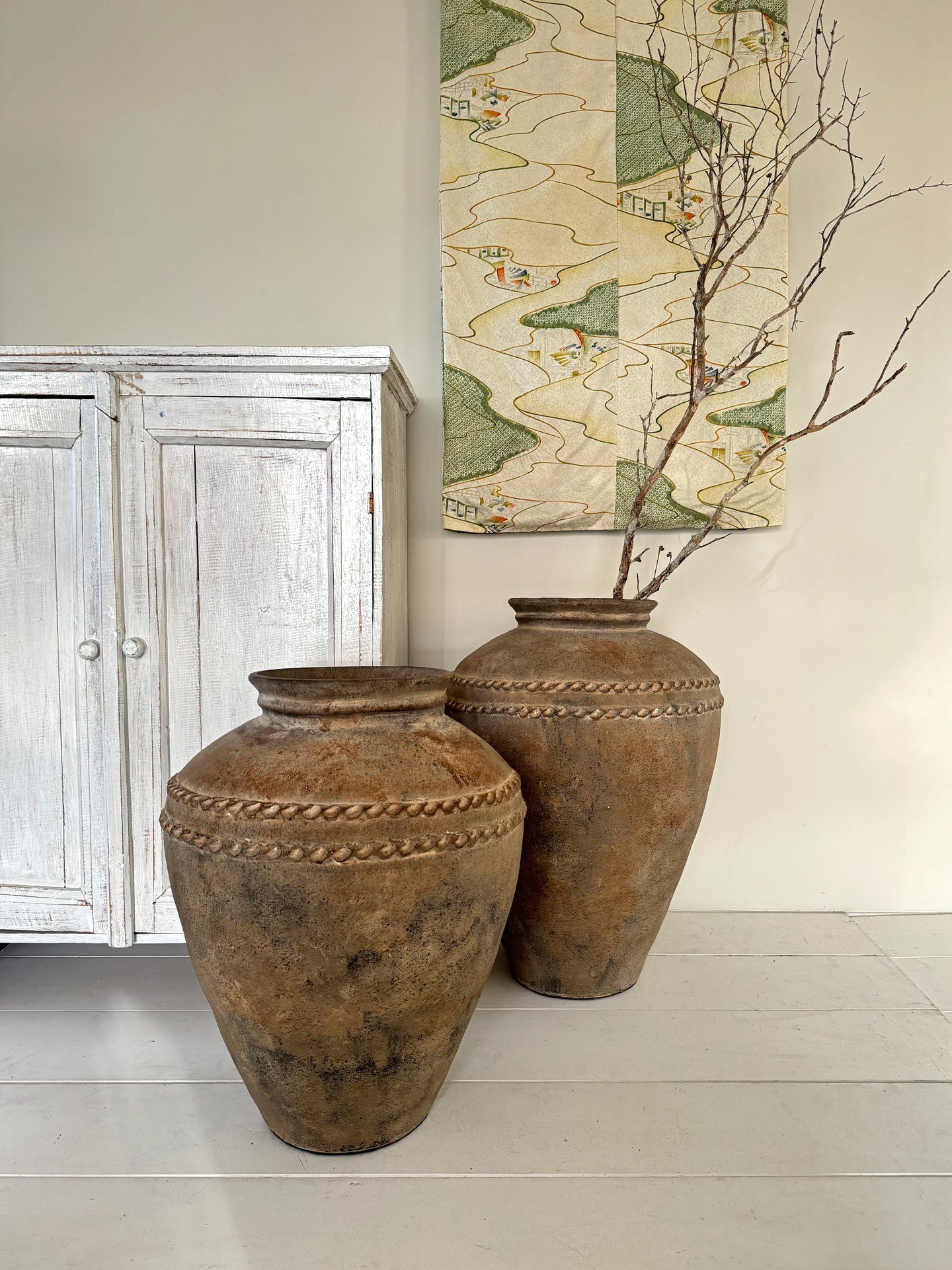 Lombok Beaded Urn - Antique