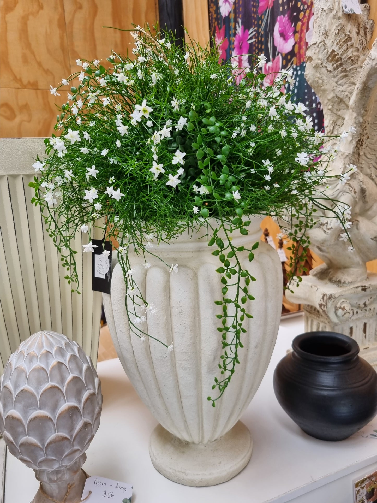 Faux Babies Breath Foliage Ball