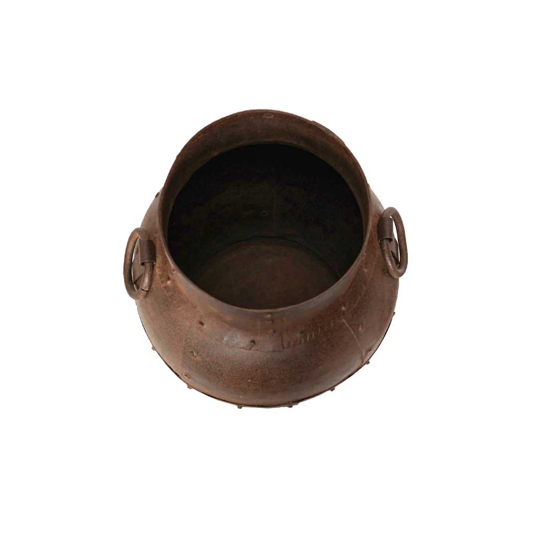 Iron Studded Tall Pot - Small