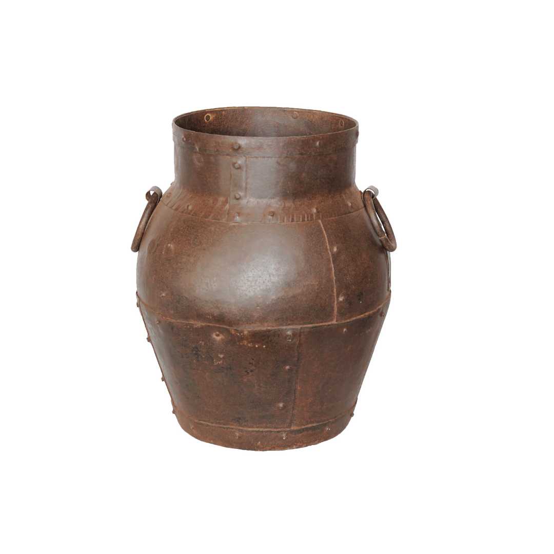 Iron Studded Tall Pot - Small