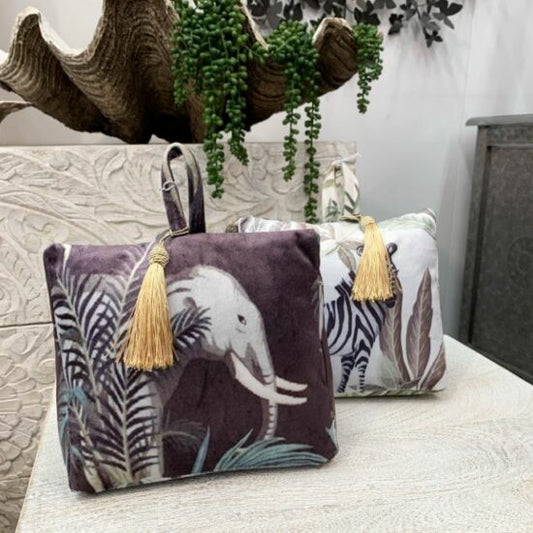 Animal Velvet Doorstop