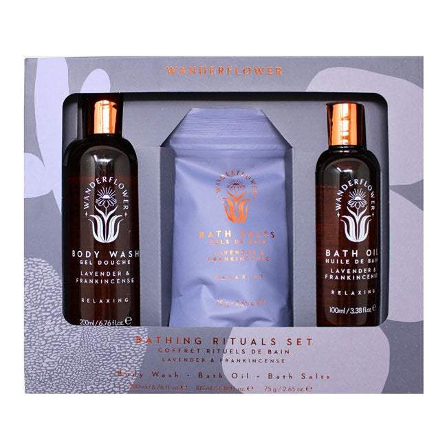 Wanderflower Bathing Rituals Set 3pc