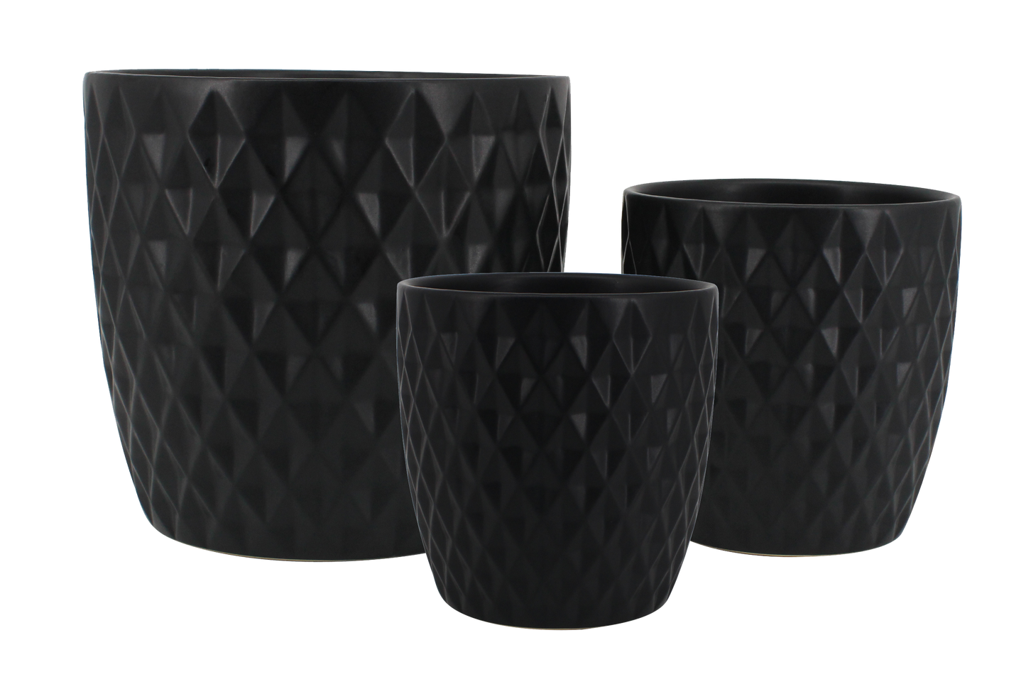Diamond Pots - Black