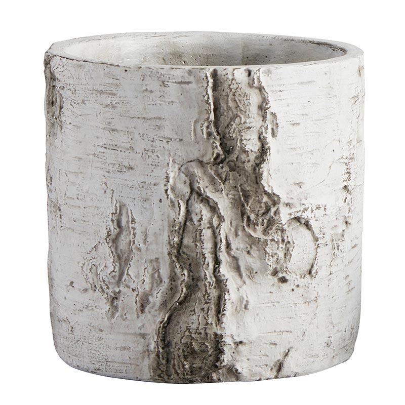 Tree Bark Cement Planters