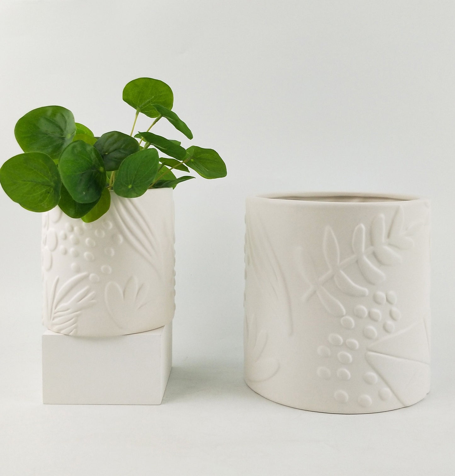 Caprice Foliage Planter - Snow
