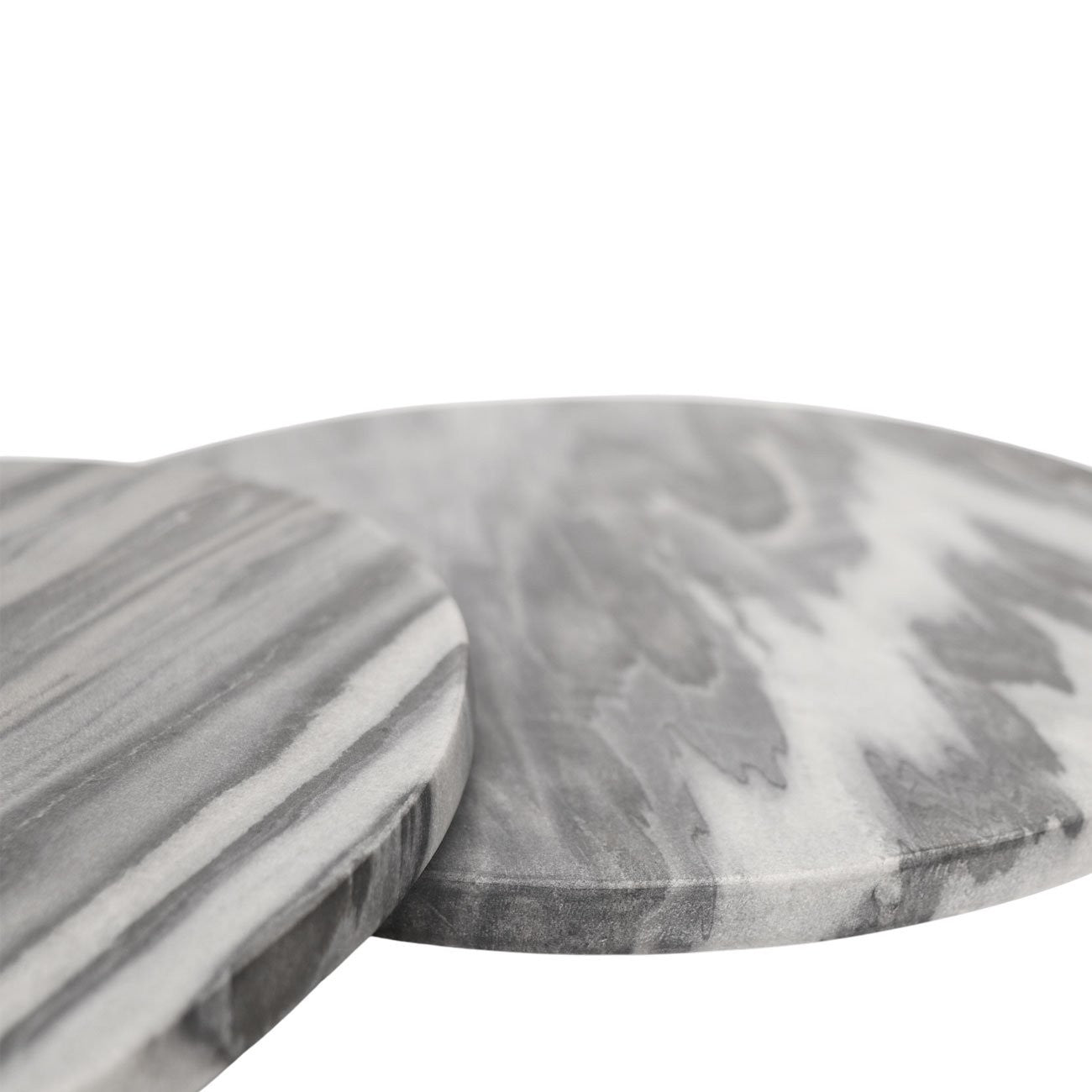 Grey Marble Round Plate / Tray