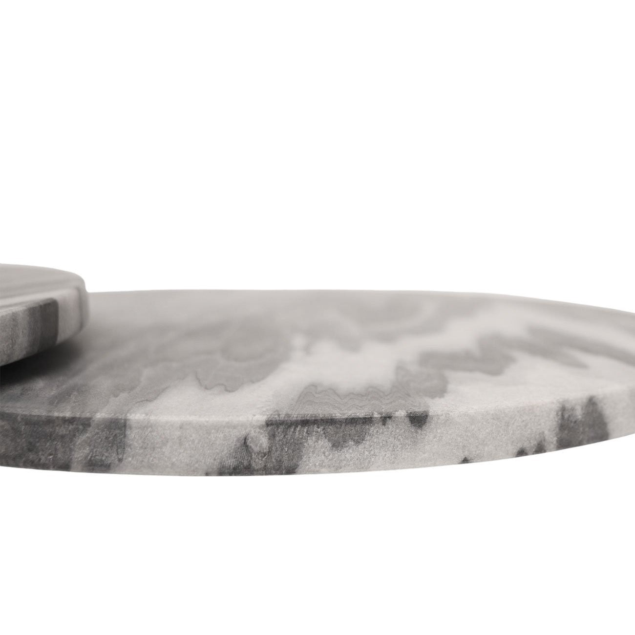 Grey Marble Round Plate / Tray