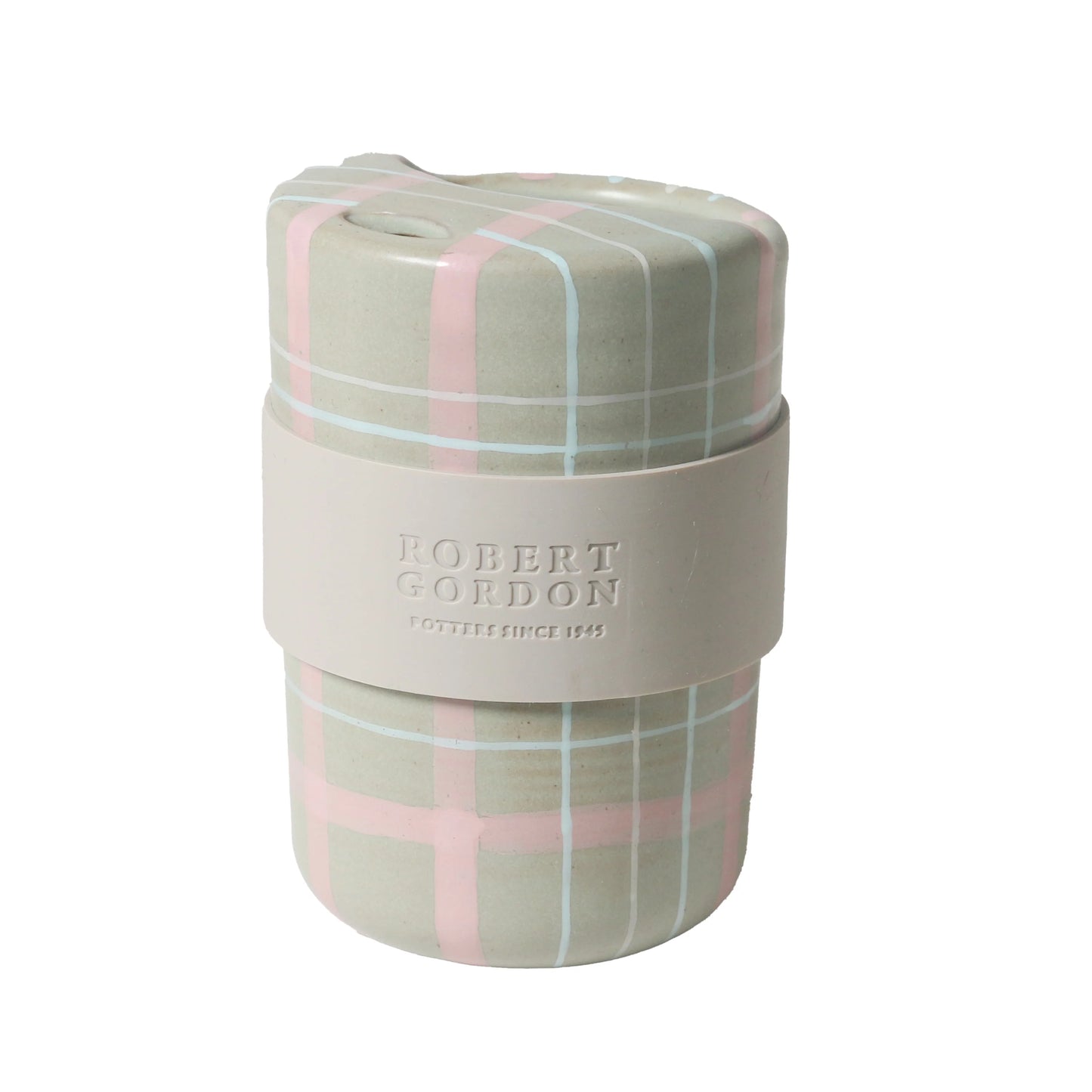 Sage and Blush Travel Mug - Robert Gordon Pottery