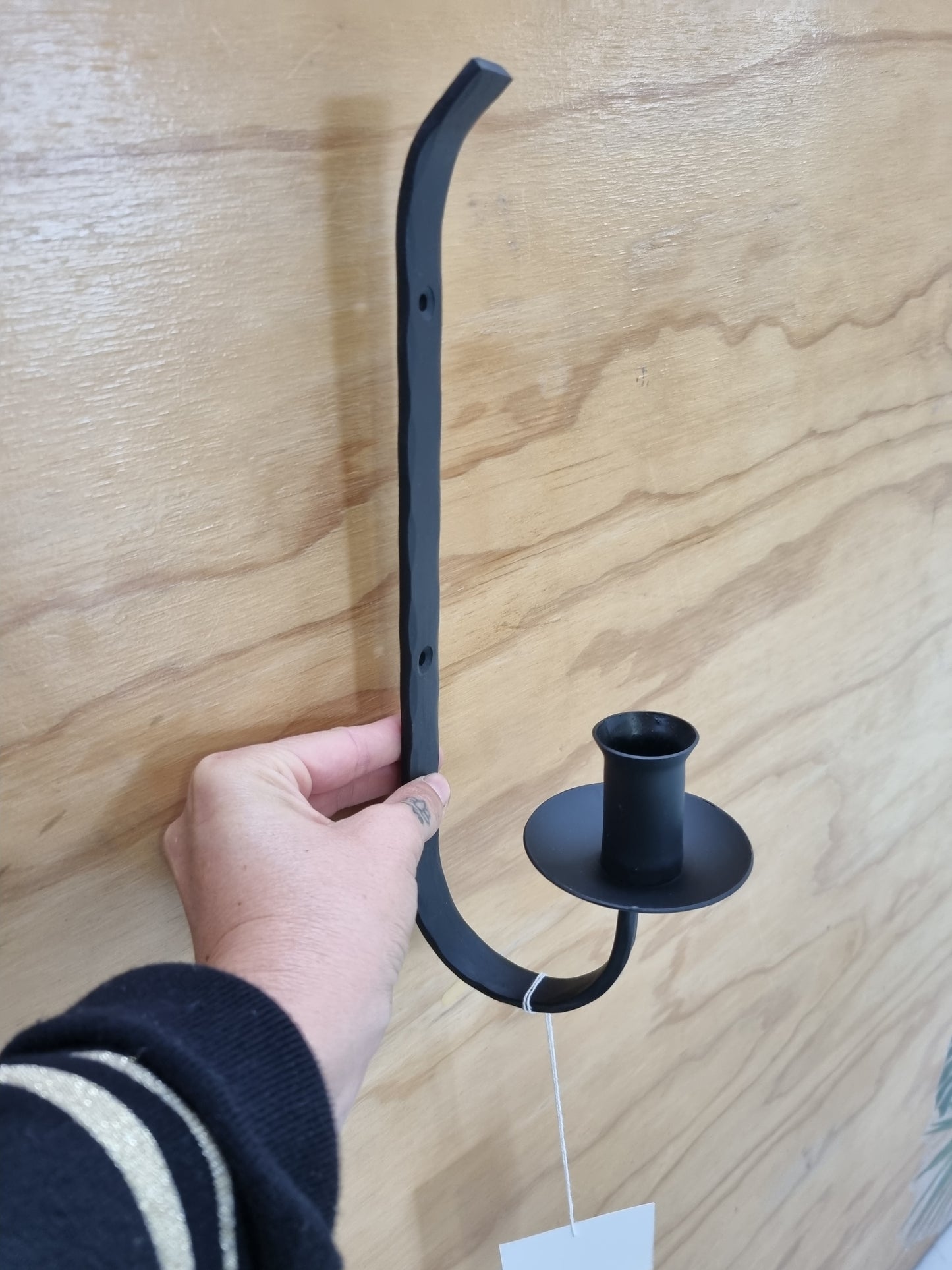 Iron Wall Candle Holders