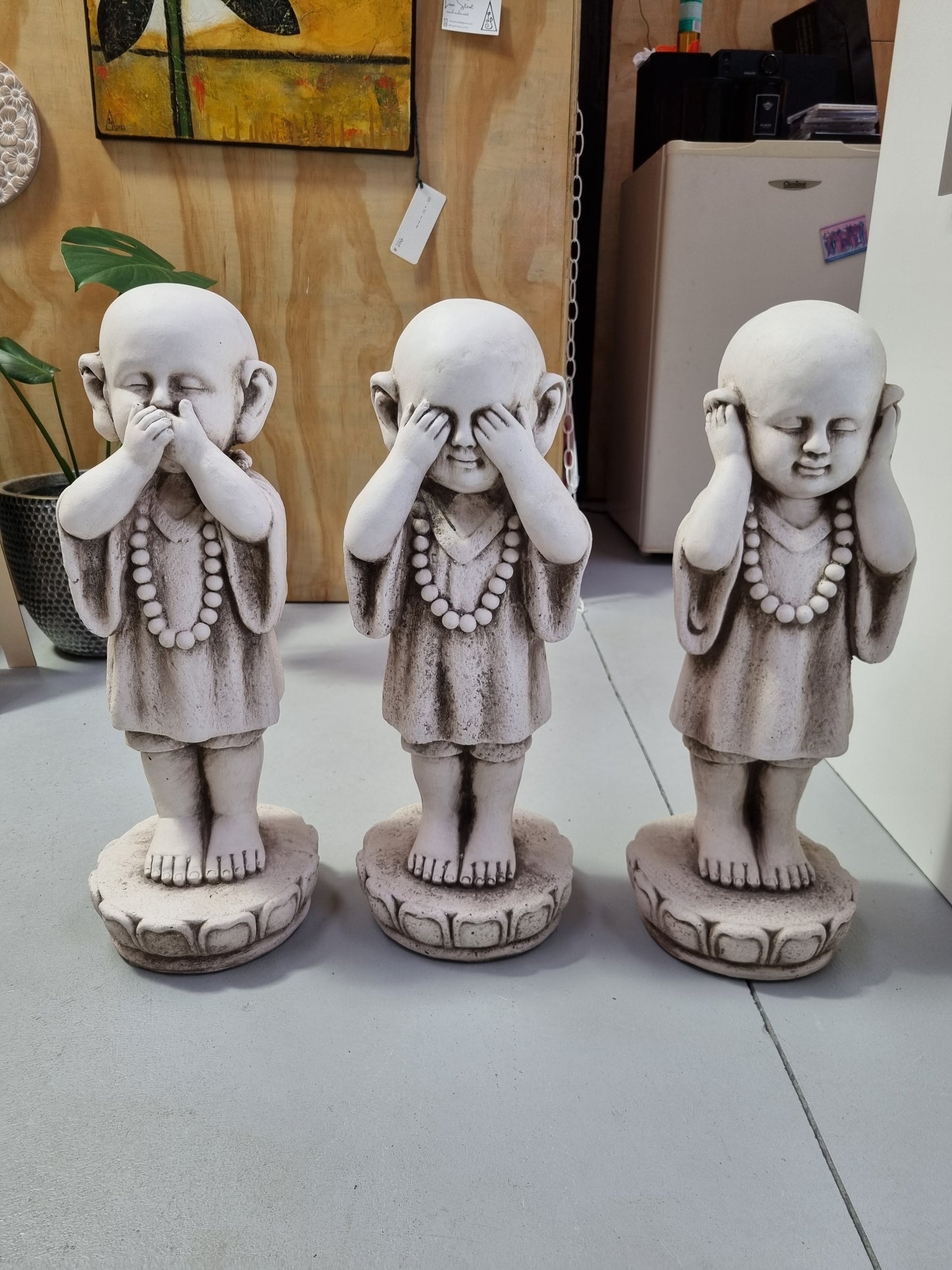 Ear, See & Speak no Evil - Set of Three Monks