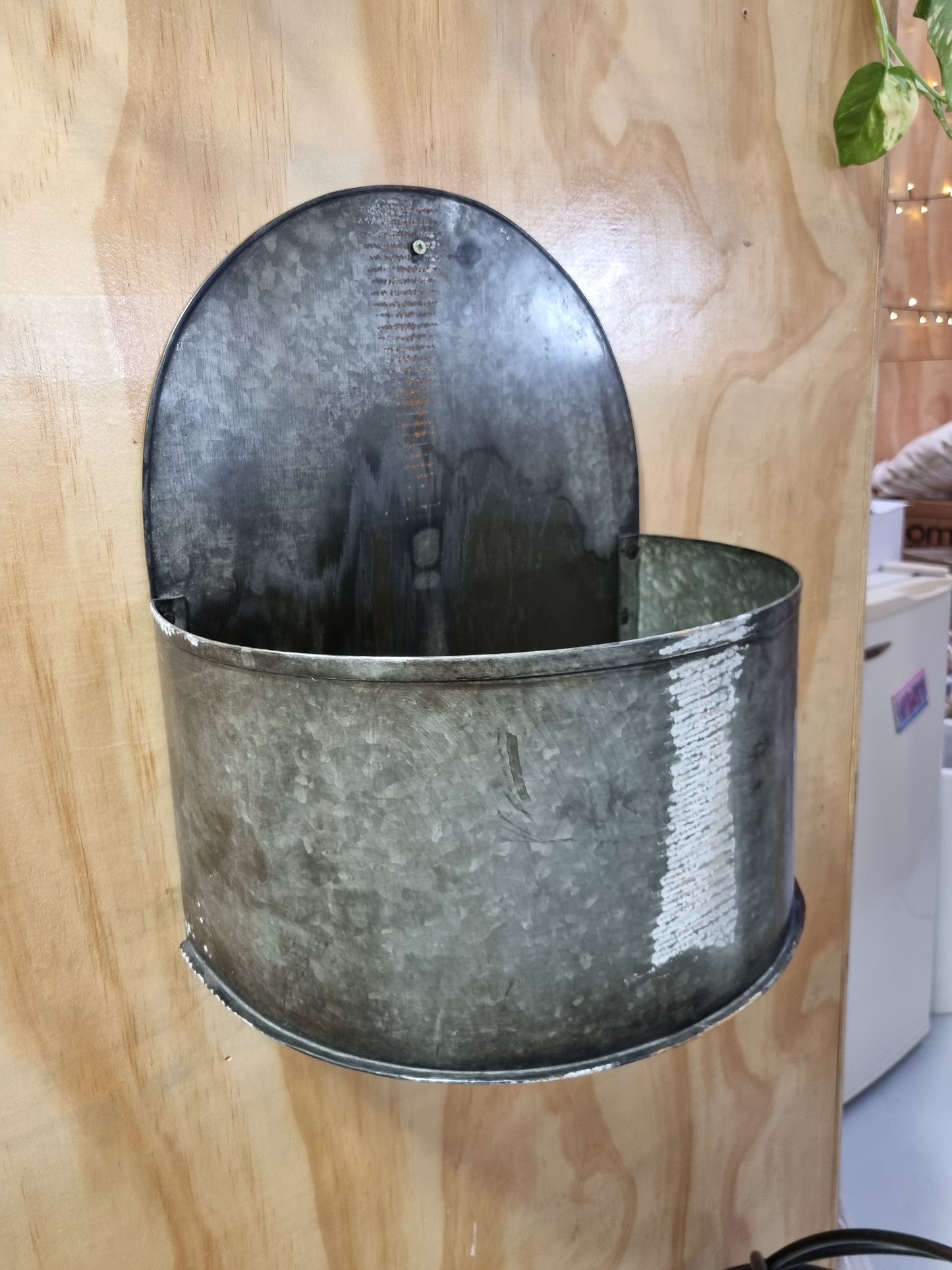 Wall Unit or Planter - Zinc