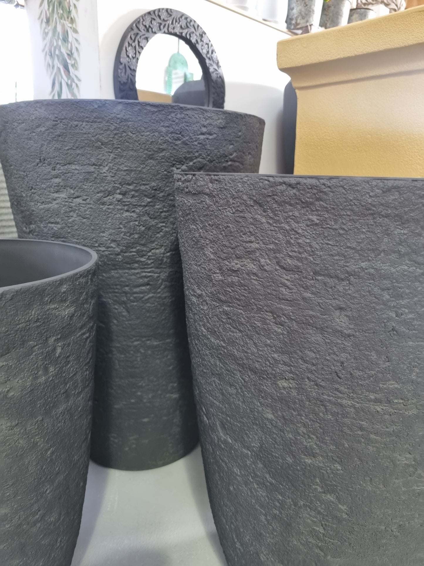 Athena Stone Lite Planters  - Ash Stone