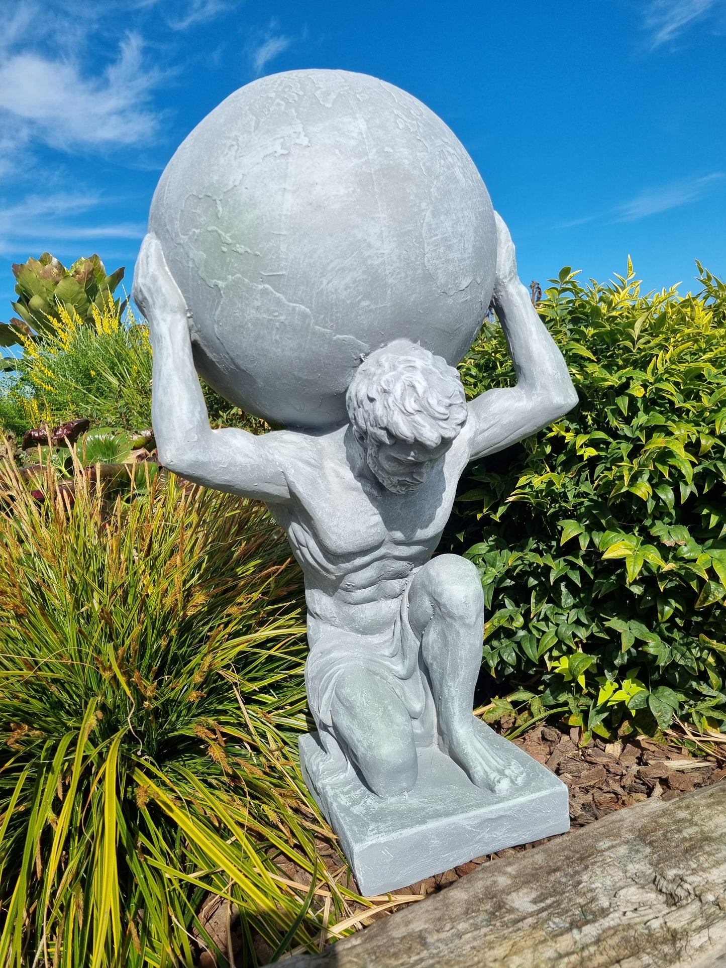 Atlas Holding the World Statue