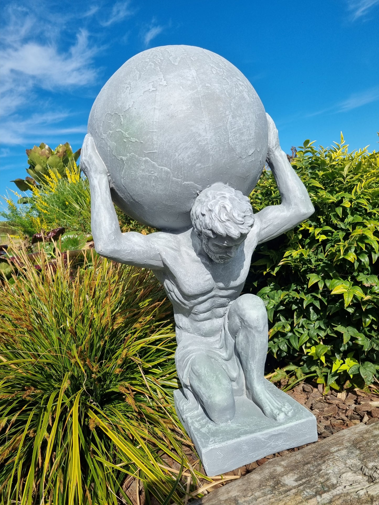 Atlas Holding the World Statue