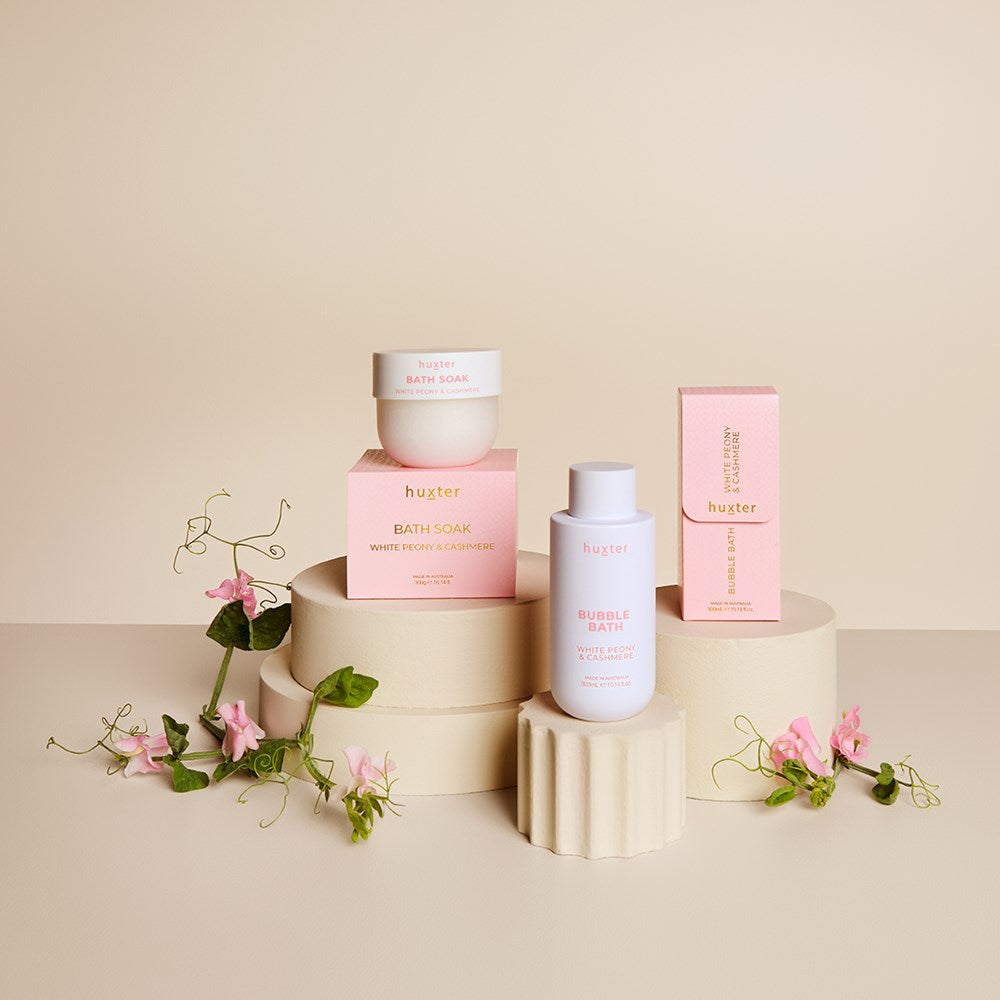 Huxter Bath Soak -  White Peony & Cashmere 300mls