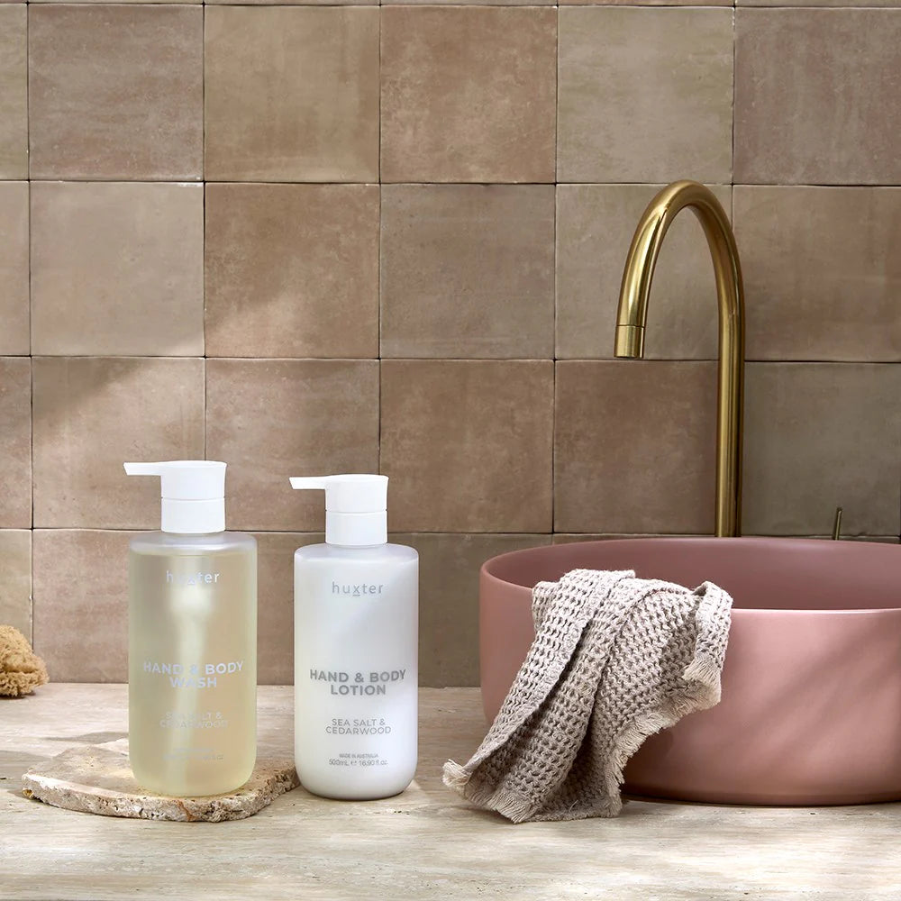 Huxter Hand & Body Wash -  Sea Salt & Cedarwood 500mls
