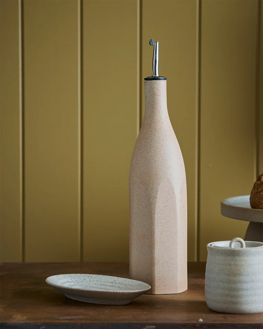 Garden to Table Olive Oil Bottle - Robert Gordon Pottery