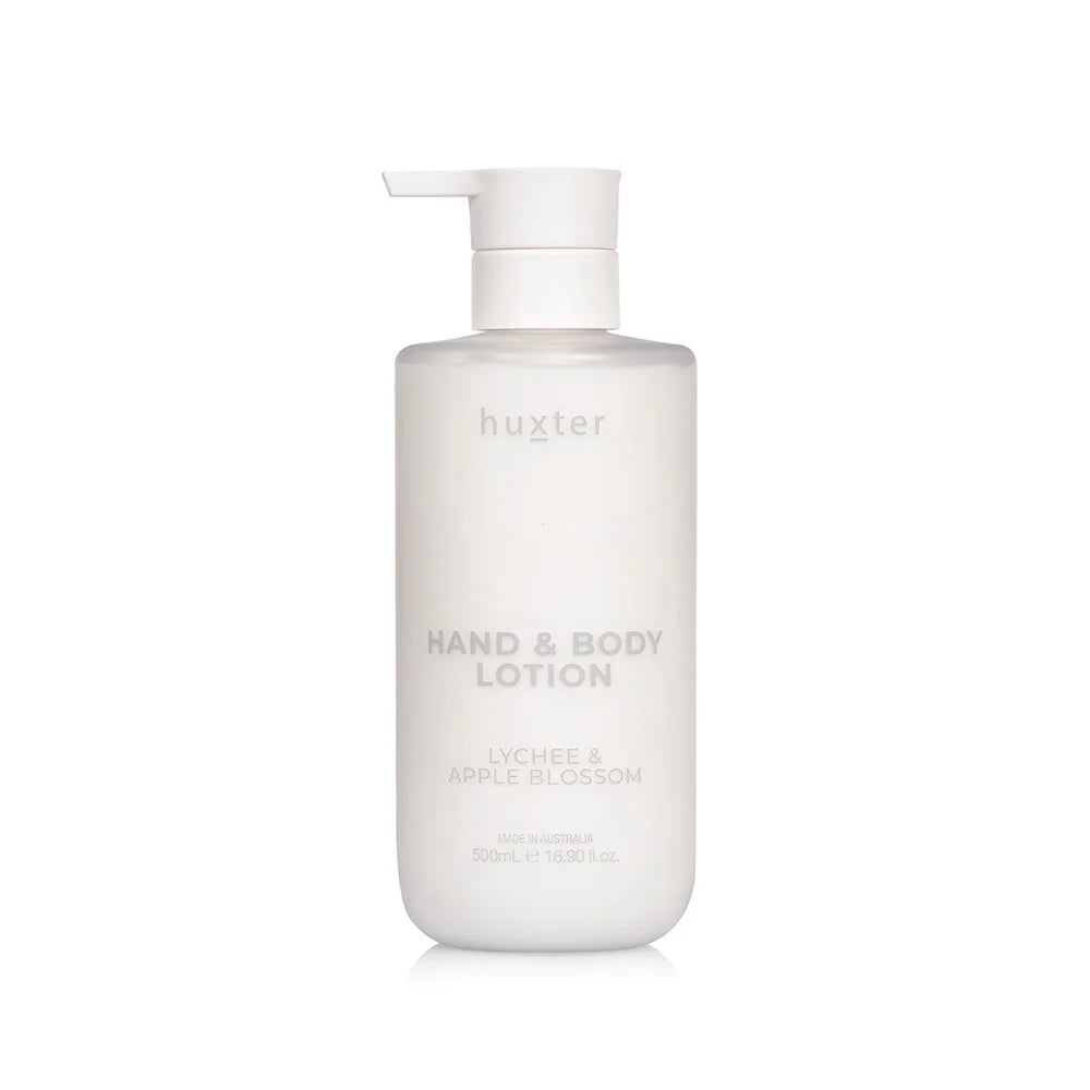 Huxter Hand & Body Lotion - Lychee & Apple Blossom 500mls
