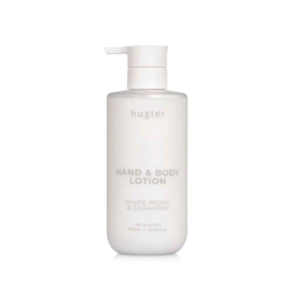 Huxter Hand & Body Lotion -  White Peony & Cashmere 500mls