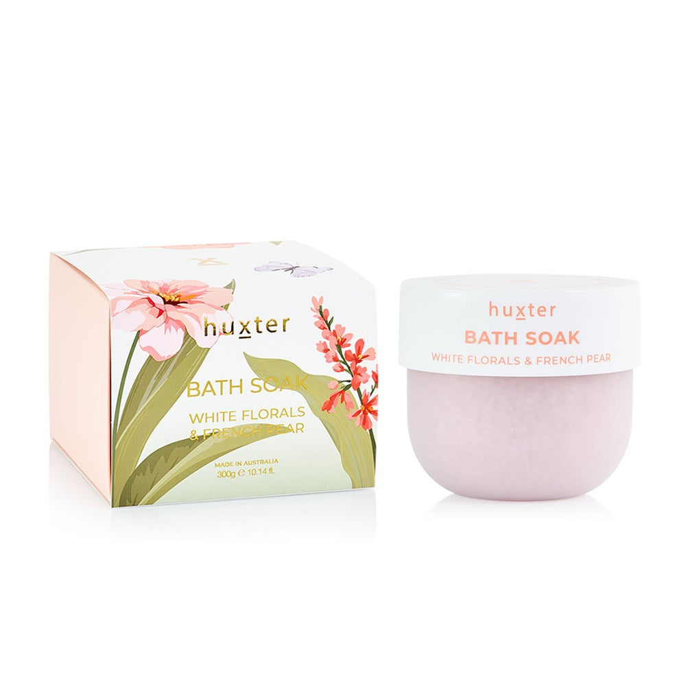 Huxter Bath Soak -  White Florals & French Pear 300mls