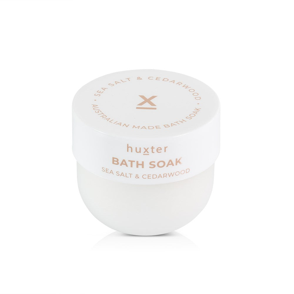 Huxter Bath Soak -  Sea Salt & Cedarwood 300mls
