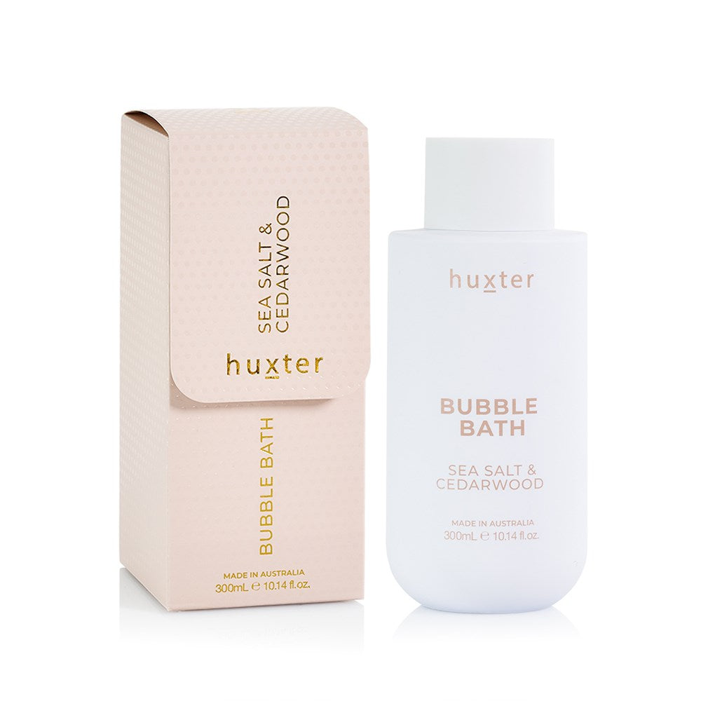 Huxter Bubble Bath -  Sea Salt & Cedarwood 300mls